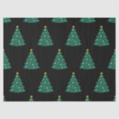 Papier Mousseline Arbre de Noël parties scintillant (Recto)