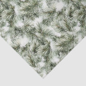 Papier Mousseline Arbre de Noël pin vert (Détail)