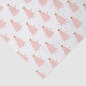 Papier Mousseline Arbre de Noël rose (Détail)