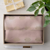 Papier Mousseline Arbre de Noël rose Gold Glitzy Parties scintillant (Cadeau)