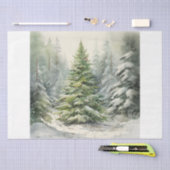 Papier Mousseline Arbre de Noël rustique (Artisanat)