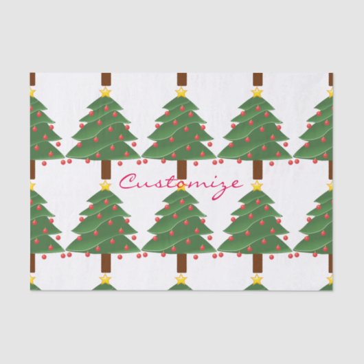 Papier Mousseline Arbre de Noël Thunder_Cove (Recto)