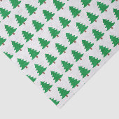 Papier Mousseline Arbre de Noël vert (Détail)