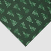 Papier Mousseline Arbre de Noël Vert foncé géométrique (Détail)