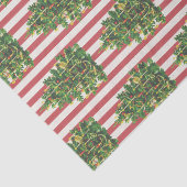 Papier Mousseline Arbre de Noël Vintage (Détail)