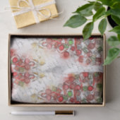 Papier Mousseline Arbre de Noël vintage (aquarelle) (Cadeau)