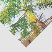 Papier Mousseline Arbre de palmier en papier Tissu Tropical (Détail)