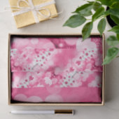 Papier Mousseline Arbre de vacances rose pour un thème de fille (Cadeau)