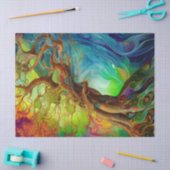 Papier Mousseline Arbre de vie (Artisanat)