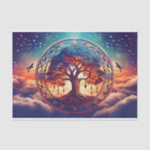 Arbre de vie attrape-rêves, explosion spirituelle