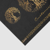 Papier Mousseline Arbre de vie Mehndi (henné) (Détail)