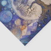 Papier Mousseline Arbre de vie, Mère Nature Thème Céleste (Détail)