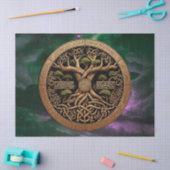 Papier Mousseline Arbre de vie Yggdrasil Découpage (Artisanat)