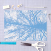 PAPIER MOUSSELINE ARBRE D'HIVER (Artisanat)