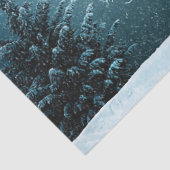 Papier Mousseline Arbre D'Hiver Étonnant - Complet Avec Lapin! (Détail)