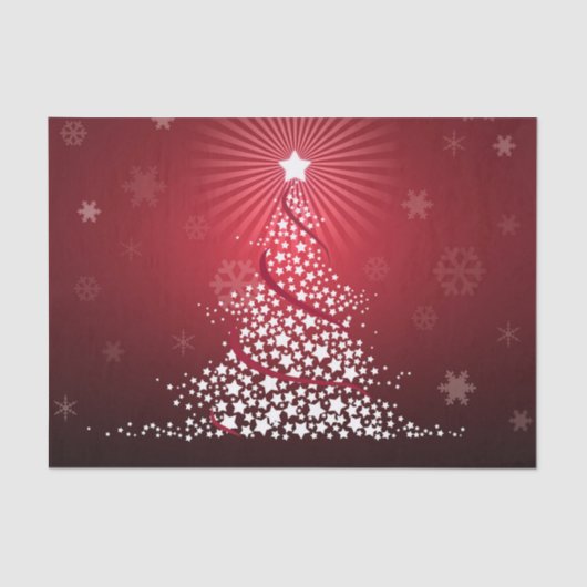 Papier Mousseline Arbre et neige 2 (Recto)