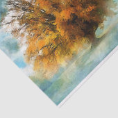 Papier Mousseline Arbre rouge dans la fosse (Détail)