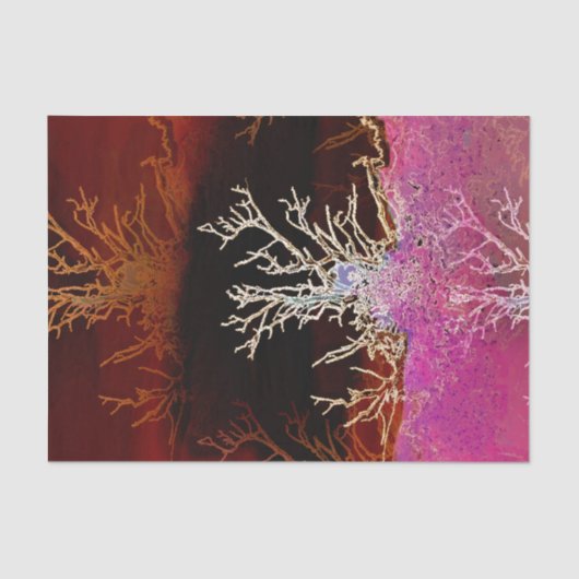 PAPIER MOUSSELINE ARBRES (Recto)