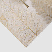 Papier Mousseline Arbres d'argent blanc or Noël (Détail)