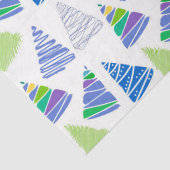 Papier Mousseline Arbres de Noël (Détail)