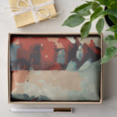 Papier Mousseline Arbres de Noël Abstraits 5 aquarelle (Cadeau)