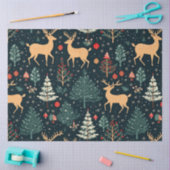 Papier Mousseline Arbres de Noël des rennes Ornements Noël (Artisanat)