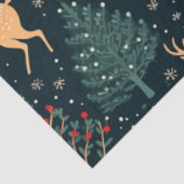 Papier Mousseline Arbres de Noël des rennes Ornements Noël (Détail)