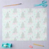 Papier Mousseline Arbres de Noël et ornements Noël vert (Artisanat)