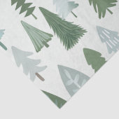 Papier Mousseline Arbres de Noël modernes (Détail)