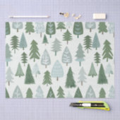 Papier Mousseline Arbres de Noël modernes (Artisanat)