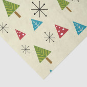 Papier Mousseline Arbres de Noël modernes du milieu du siècle (Détail)