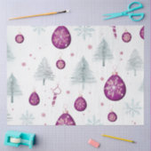 Papier Mousseline Arbres de Noël Ornements Snowflakes Noël (Artisanat)