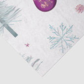 Papier Mousseline Arbres de Noël Ornements Snowflakes Noël (Détail)