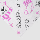 Papier Mousseline Arbres de Noël Père Noël Ours Blanc Noël (Détail)