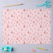 Papier Mousseline Arbres de Noël roses Étoiles Noël (Artisanat)