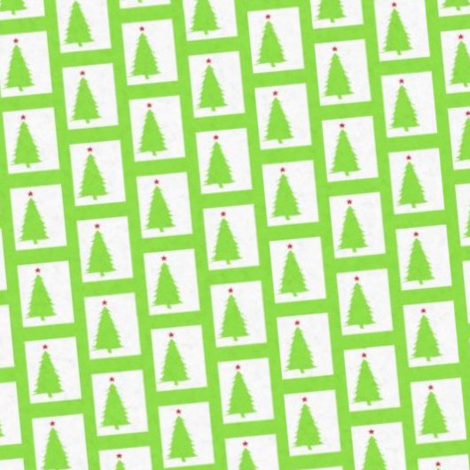 Papier Mousseline Arbres de Noël verts