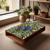 Papier Mousseline Arbres de style primitif et découpage Feuille