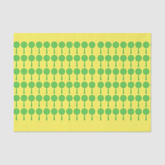 Papier Mousseline Arbres jours des terres (Recto)