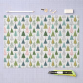 Papier Mousseline Arbres rétro (Artisanat)