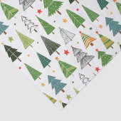 Papier Mousseline Arbres rétro (Détail)