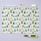 Papier Mousseline Arbres rétro (Artisanat)