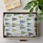 Papier Mousseline Arbres rétro (Cadeau)