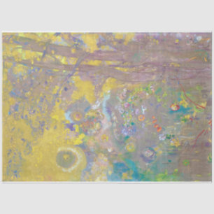 Papier Mousseline Arbres sur Arrière - plan Jaune, Redon