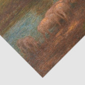 Papier Mousseline Arbres, Un boon ombragé pour les moutons simples p (Détail)