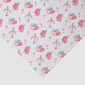 Papier Mousseline Arc de Cupidon Motif de cœur d'amour pour la Saint (Détail)