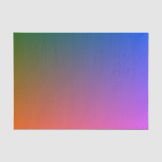 Papier Mousseline Arc-en-ciel (Recto)