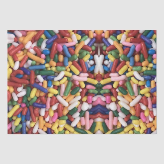 Papier Mousseline Arc-en-ciel (Recto)