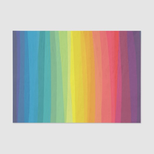 Papier Mousseline Arc-en-ciel (Recto)