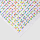 Papier Mousseline Arc-en-ciel (Détail)
