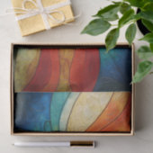 Papier Mousseline Arc-en-ciel Ailes papillon Bold Découpage Abstrait (Cadeau)